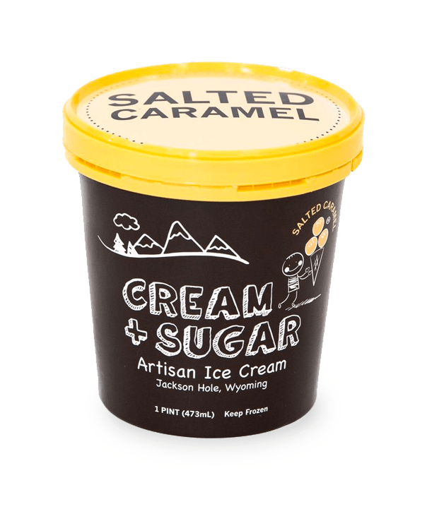 Salted Caramel Ice Cream Pint